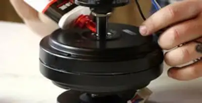 Ceiling fan motor repair and internal component adjustment in Charlotte, NC