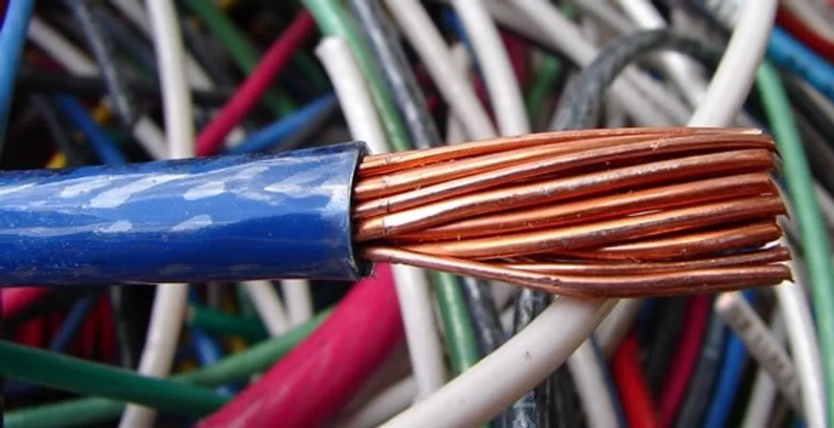 electrical wiring services showing exposed copper conductors and cable preparation in Charlotte, NC
