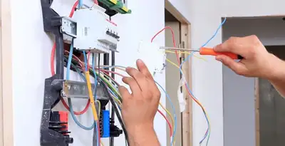 electrician services performing residential electrical panel wiring in Charlotte, NC