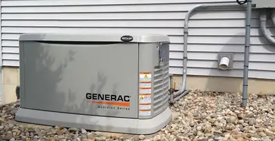 generator installation service featuring outdoor standby generator setup by licensed electricians in Charlotte, NC