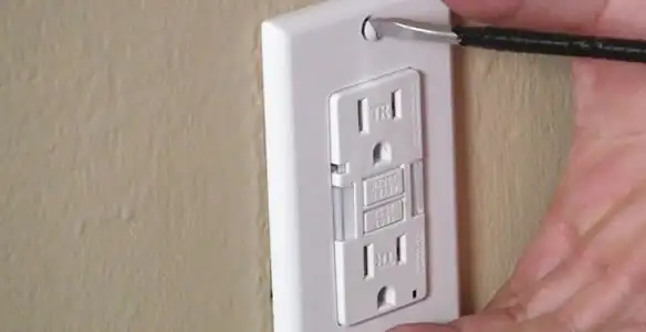 gfc outlets service securing and mounting ground fault circuit interrupter outlet by certified electricians in Charlotte, NC