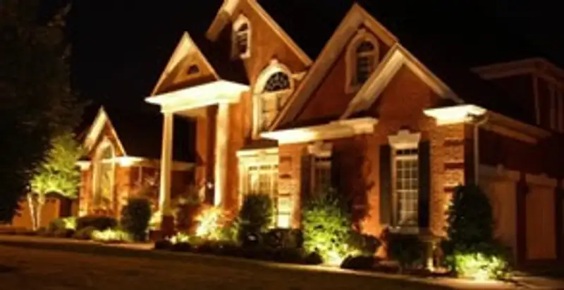 landscape lighting installation services enhancing residential exterior lighting in Charlotte, NC