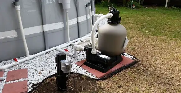 pool pumps service with professionally installed pool pump and filtration system in Charlotte, NC