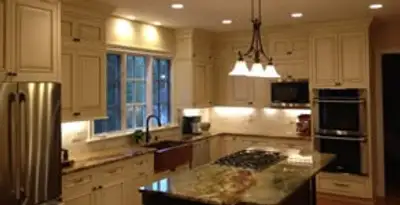 Recessed lighting installation enhancing interior lighting by professional electricians in Charlotte, NC
