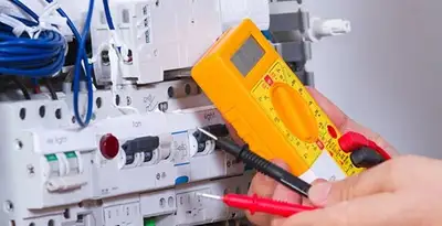 Residential electrician testing home electrical panel for safety and performance in Charlotte, NC