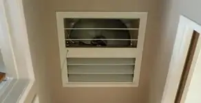 whole house fan installation services with ceiling-mounted ventilation system in Charlotte, NC